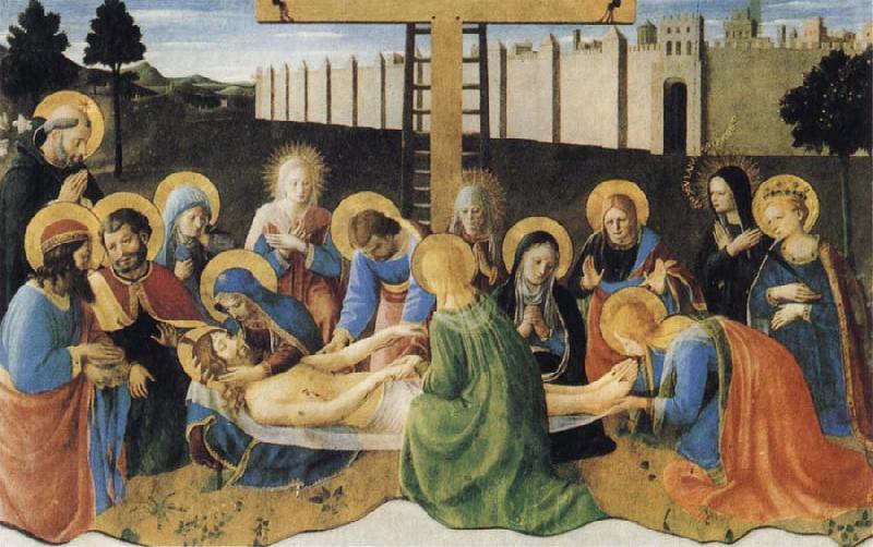 Fra Angelico The Lamentation of Christ France oil painting art